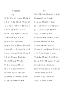 (完整word版)部编版二年级下册选择正确读音