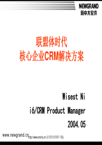 聯盟體時代CRM解决方案(1)