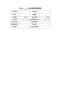 经营面积变更复核表