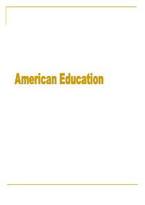 American education(1)