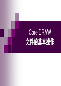 CorelDRAWX4标准教程PPT