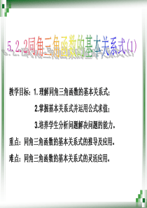 5.4同角三角函数的基本关系式(1)