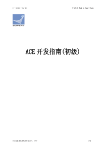 ACE开发指南(初级)