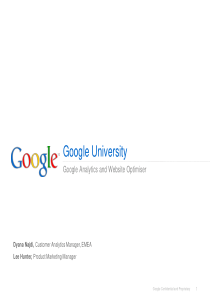 google公司PPT模板 - Google University