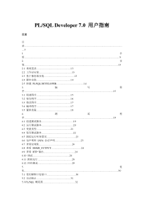 PLSQL Developer 7.0使用手册