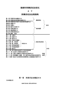 【指南针司考】刑事诉讼法左宁讲义