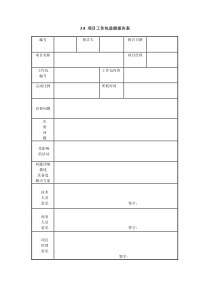 X项目工作包进展报告表Xdoc