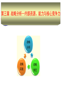 第3章战略分析内部资源、能力与核心竞争力