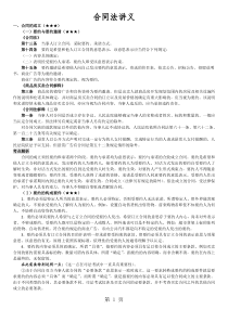 名师钟秀勇民法讲义合同法共52页文档