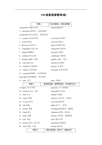 190组易混易错词(组)