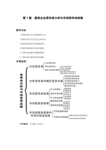 第7章煤炭企业竞争者分析与市场竞争的战略