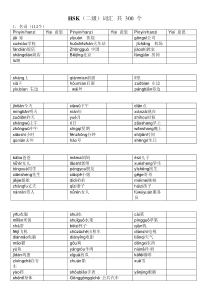 HSK2级词汇