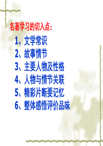 aaaa2013年语文中考文学名著复习专题：《格列佛游记》ppt课件