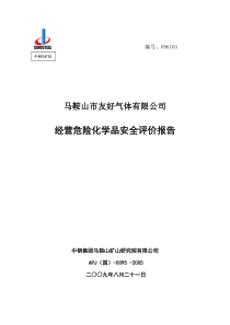 马鞍山市友好气体有限公司经营评价报告