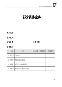 ERP销售工具