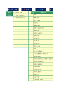 EXCEL中合并报表模板