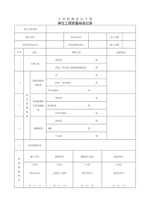 电力工程单位、分部、分项、检验批