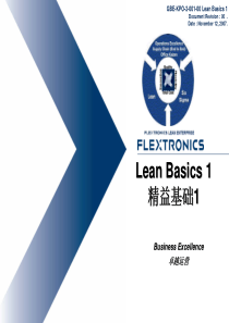 Lean Basic 1