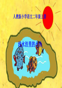 《浅水洼里的小鱼》教学课件1