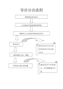 导诊分诊流程