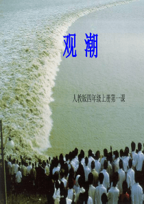 1人教版小学语文四年级上册《观潮》PPT课件