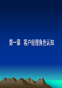 第一章 客户经理角色认知