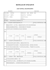 各类气体押运工职务说明书doc