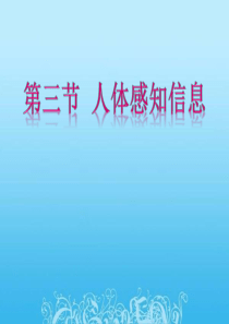 苏教版七年级下册第十二章第三节人体感知信息课件3