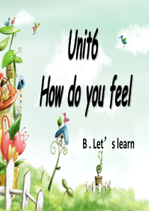 新人教版六年级英语上册unit6Blets-learn