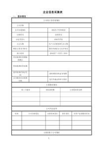 企业基本信息采集表(2)