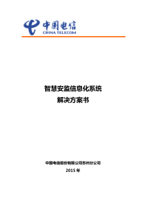 智慧安监信息化系统解决方案(DOC)