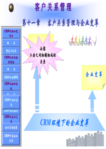 第11章  客户关系管理与企业变革