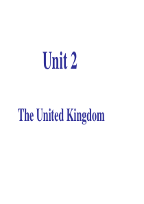 2011年秋(人教新课标必修5)高二英语：全套课件 Unit 2 The United Kingdo