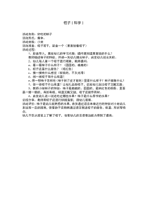 小班科学桔子