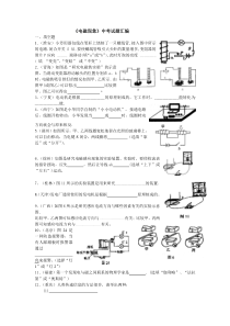 《电磁现象》中考试题汇编