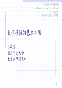 41数值模拟的基本知识