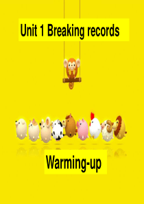 选修九Unit-1-Warming-up