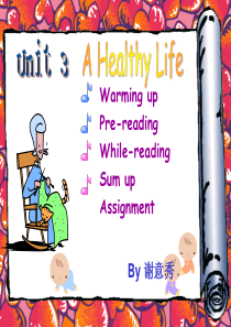 高二英语选修6_Unit3_A_healthy_life_warming up reading课件