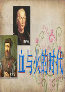 《血与火的时代》教学课件