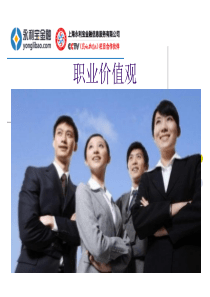 职业价值观（PPT45页)