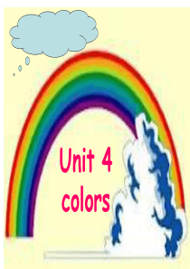 Unit 4 colors