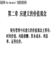 财务管理学讲义第二章财务管理价值观念