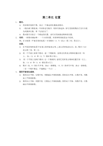 人教版小学五年级上册第二单元知识点