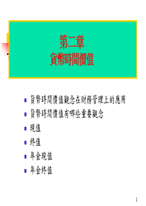 货币时间价值观念在财务管理上的应用