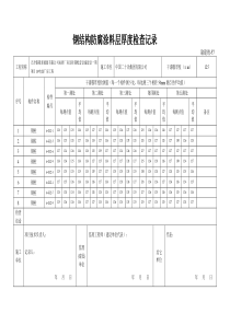 钢结构防腐涂料层厚度检查记录(1)