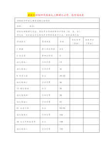 四年级语文上册素材-课文必背表-人教部编版