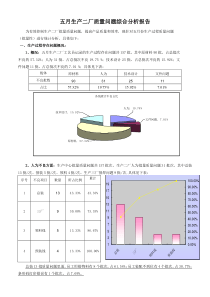 质量问题综合分析报告