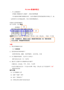 Access数据库笔记