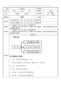 杠杆知识点及专题训练