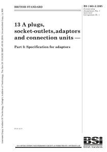 BS13633199513A插头插座和适配器适配器规范13Aplugssocketoutletsan